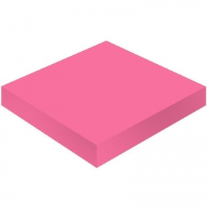 Клейкие закладки бумажные Attache, розовый неон по 100л., 76х76мм