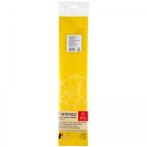 Бумага цветная крепированная Werola, 50x250см, желтая, инд. упаковка, 1 лист (12800-106)