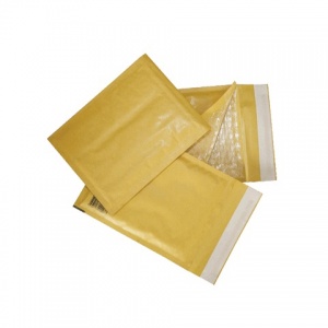 Пакет почтовый с прослойкой из пузырчатой пленки (150х225, стрип) крафт, 10шт. (С/0-G.10)
