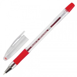 Ручка шариковая Brauberg Model-XL Original (0.35мм, красный цвет чернил) 1шт. (143244)