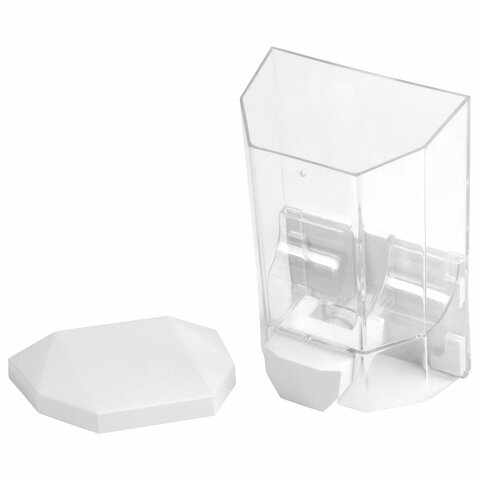 Диспенсер для жидкого мыла Лайма Professional, наливной, 500мл, прозрачный, пластик (605772), 24шт.