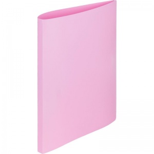 Папка с зажимом Attache Акварель (А4, до 120л., пластик) розовая