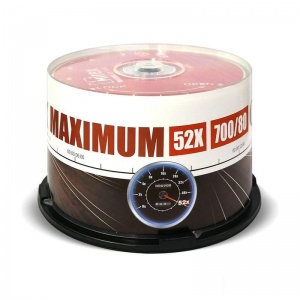 Оптический диск CD-R Mirex 700Mb, 52x, cake box, 50шт.