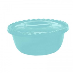 Салатник пластиковый Idea, 3л, голубой/зеленый, 1шт. (М 1316)