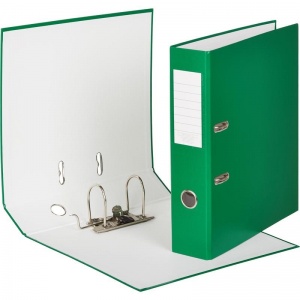Папка с арочным механизмом Attache Economy (75мм, А4, картон/пластик) зеленая