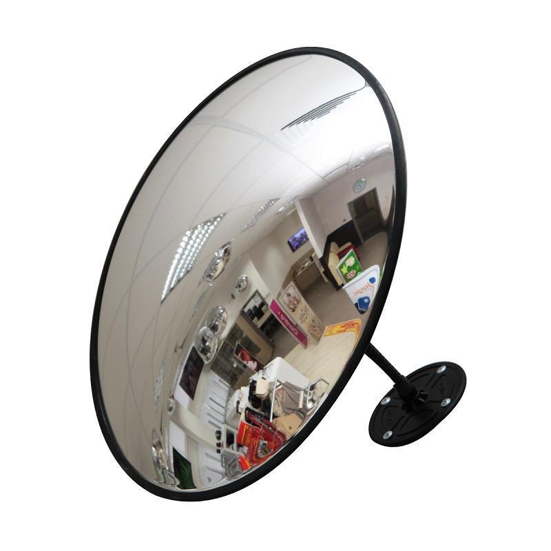 Зеркало противокражное обзорное, диаметр 430мм с черным квитом внутреннее