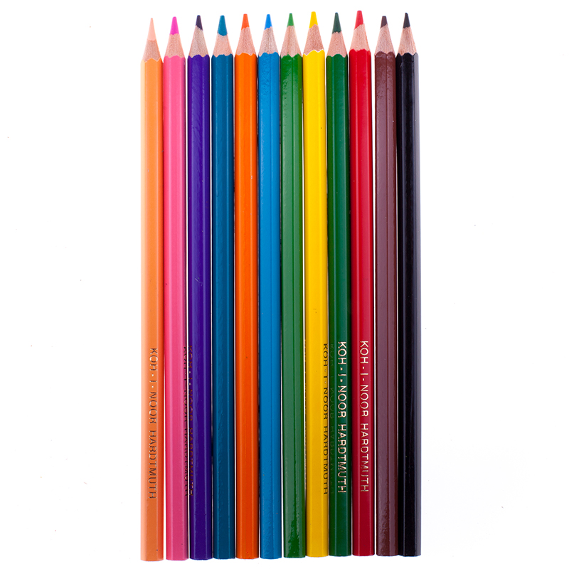 Карандаши цветные 12 цветов Koh-I-Noor &quot;Крот&quot; (L=175мм, D=7мм, d=3.2мм, 6гр) картонная упаковка (3652012026KSRV)