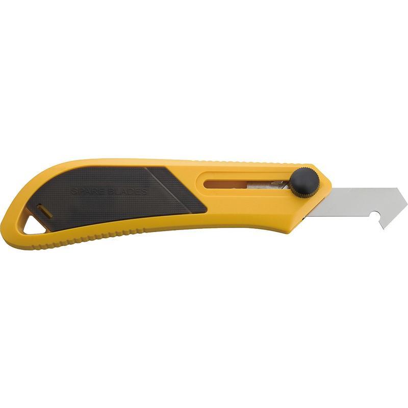 Нож строительный Olfa OL-PC-L для пластика, усиленный, с лезвиями в комплекте, 3шт.
