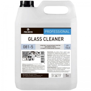 Промышленная химия Pro-Brite Glass Cleaner, средство для мытья стекол, 5л (081-5)