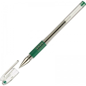 Ручка гелевая Pilot BLGP-G1-5 Grip (0.3мм, зеленый, резиновая манжетка) 1шт. (BLGP-G1-5-G)