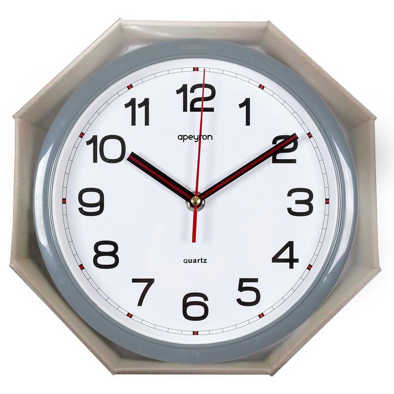 Часы настенные аналоговые Apeyron PL200909, круглые, 22x22x5см