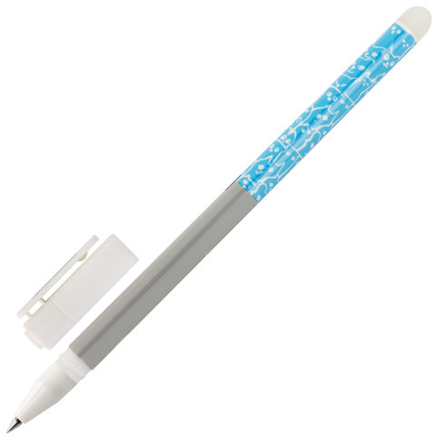 Ручка гелевая стираемая Пифагор (0.5мм, синяя) 12шт. (99)