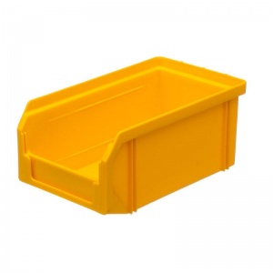 Ящик (лоток) универсальный Стелла-техник, полипропилен, 172х102х75мм, желтый ударопрочный