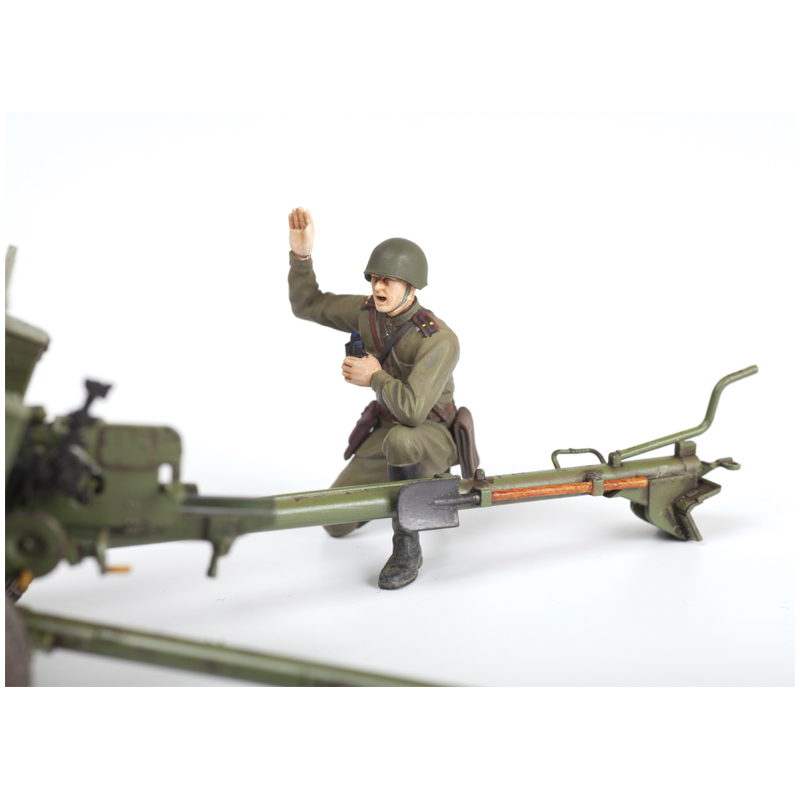 Модель для сборки Звезда &quot;Советская 76-мм противотанковая пушка ЗИС-3 с расчетом&quot;, масштаб 1:35 (3671)