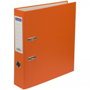 Папка с арочным механизмом OfficeSpace (70мм, А4, до 480л., бумвинил) оранжевая (270119), 10шт.