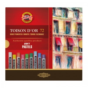 Пастель сухая 72 цвета Koh-I-Noor Toison D'or Soft, картон. упаковка (8517072006KS)