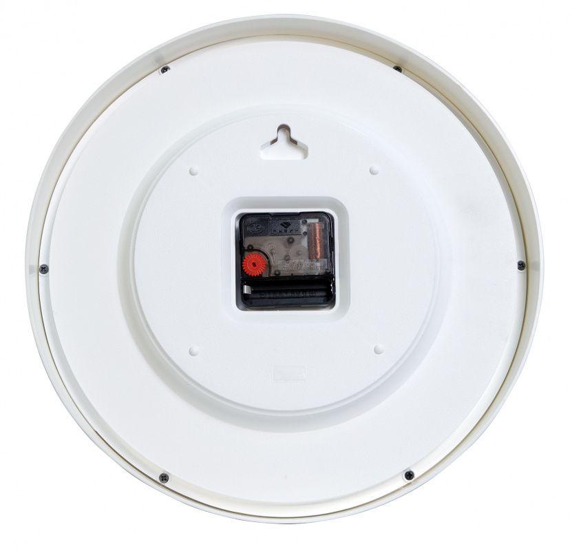 Часы настенные аналоговые Бюрократ WALLC-R66P, плавный ход, белый
