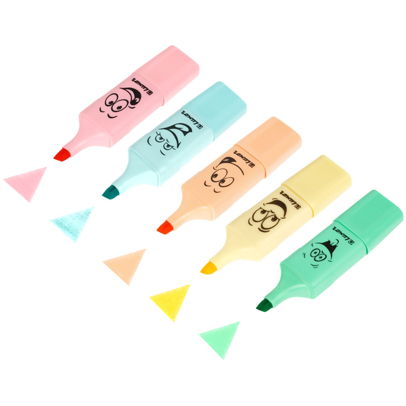 Набор маркеров-текстовыделителей Luxor Eyeliter Pastel (1-4.5мм, 5 цветов) 5шт. (4030P/5BC)