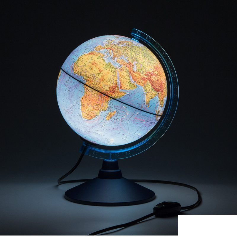 Глобус физический Globen &quot;Классик Евро&quot; d=210мм, с подсветкой (Ке012100179)