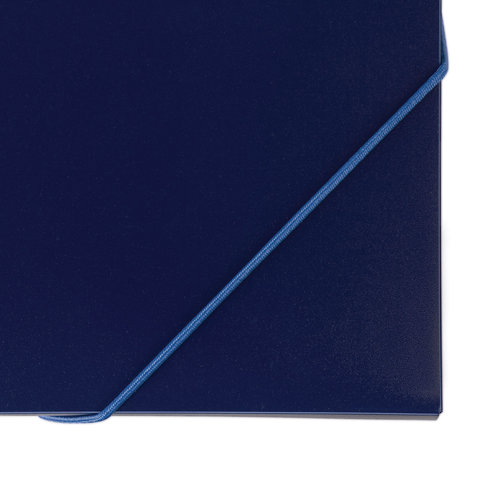 Папка на резинках пластиковая Brauberg (А4, 30мм, до 280 листов) синий (224161), 30шт.