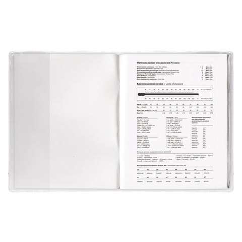 Обложка для дневников и тетрадей Пифагор, прозрачная плотная, 100мкм, 210х350мм, 100шт. (227479)