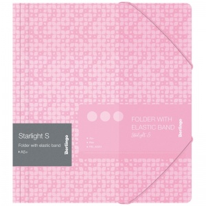 Папка для тетрадей 1 отделение, А5 Berlingo "Starlight S", 600мкм, розовая, с рисунком (FB5_А5901), 72шт.