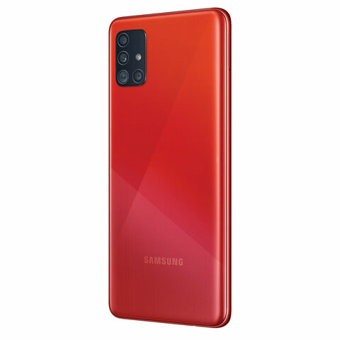 Смартфон SAMSUNG Galaxy A51, 128 ГБ, красный (SM-A515FZRCSER)