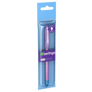 Ручка шариковая Berlingo I-10 Color (0.2мм, синий цвет чернил) пакет с европодвесом, 1шт. (CBp_40015_1)