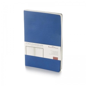 Ежедневник недатированный А5 Bruno Visconti Megapolis Flex (136 листов) обложка кожзам, синяя