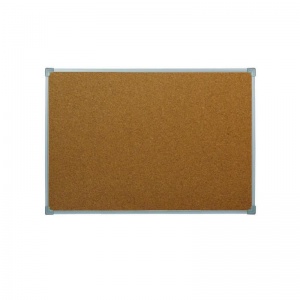 Доска пробковая (60x45см, алюминиевая рамка, коричневая)