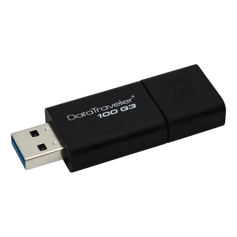 Флэш-диск USB 32Gb Kingston DataTraveler 100 G3 (DT100G3/32GB)