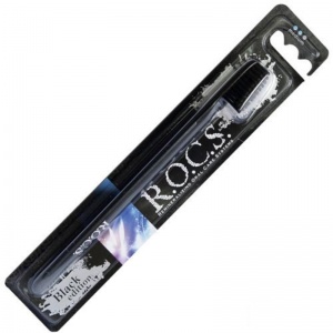 Зубная щетка R.O.C.S. Black Edition Classic средняя (730425)