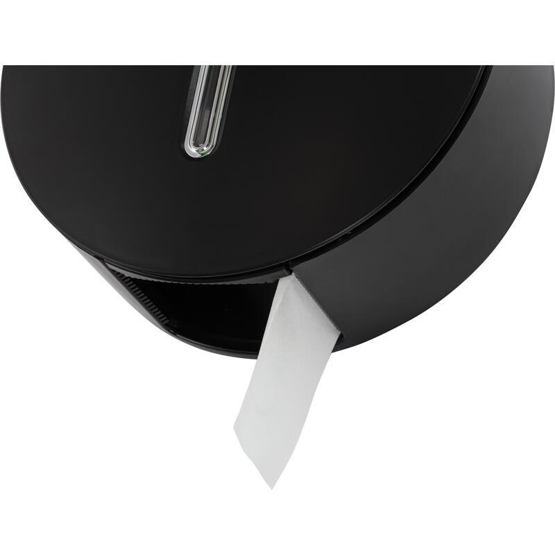 Диспенсер для туалетной бумаги рулонной Luscan Etalon, пластик, черный