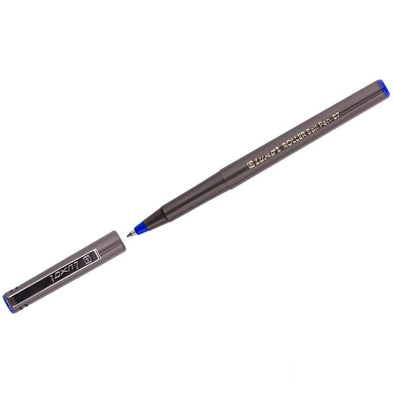 Ручка-роллер Luxor (0.7мм, синий цвет чернил) 10шт. (7242)