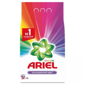 Стиральный порошок-автомат Ariel Color "Touch of Lenor Fresh", 3кг, разные отдушки (5413149673243)