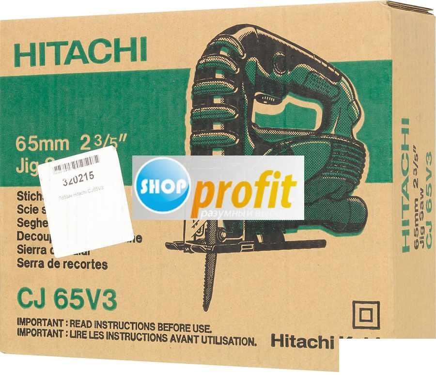 Лобзик электрический Hitachi CJ65V3, 400Вт (CJ65V3)
