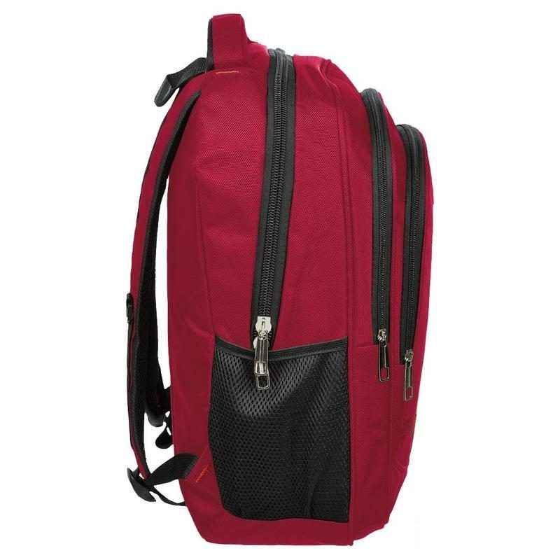 Рюкзак школьный (457x330x140мм) бордовый