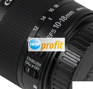 Объектив Canon EF-S 10-18mm f/4.5-5.6 IS STM, байонет Canon, черный (9519B005)
