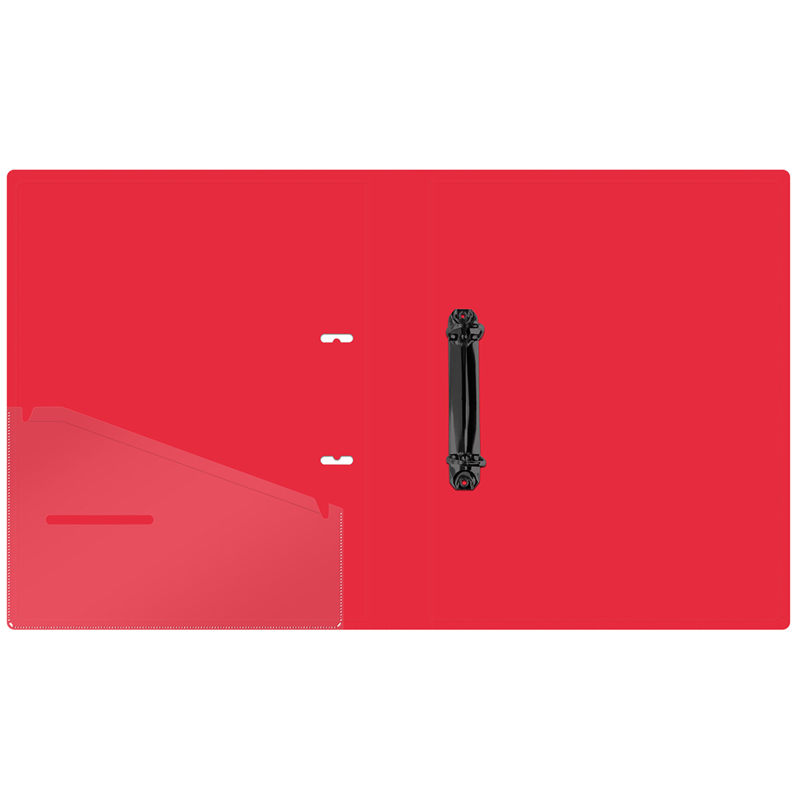 Папка на 2-х кольцах Berlingo Soft Touch (А4, корешок 40мм, 700мкм) красная (RB4_24982), 18шт.