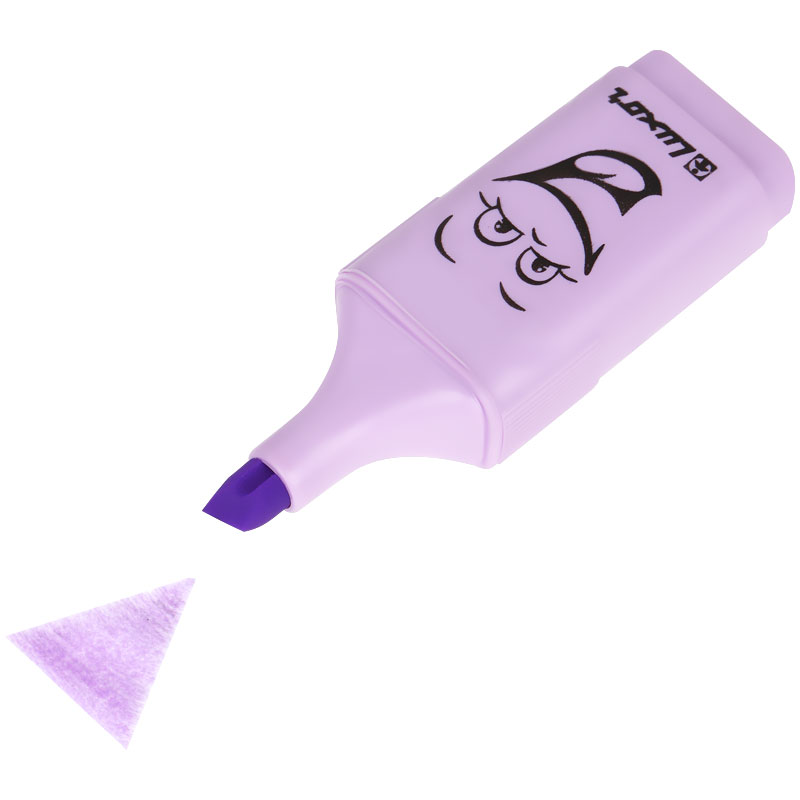 Маркер-текстовыделитель Luxor Eyeliter Pastel (1-4.5мм, пастельный фиолетовый) 1шт. (4036P)