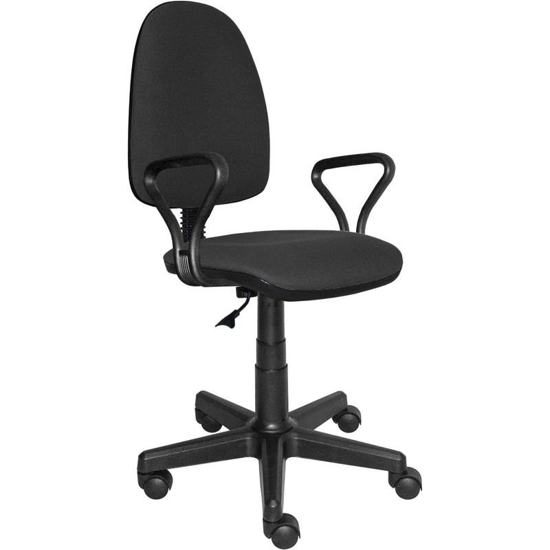 Кресло офисное Prestige O, ткань черная, пластик