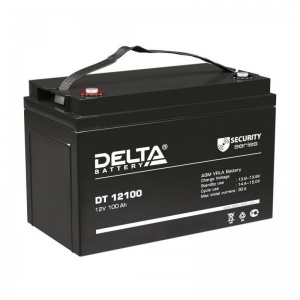 Аккумулятор клеммы 100000 мАч  Delta DT 12100 1 штука в упаковке AGM