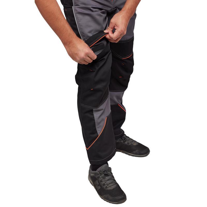 Брюки рабочие летние мужские Nайтстар Алькор, серые/черные (размер 48-50, рост 170-176)
