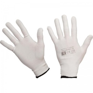 Перчатки защитные нейлоновые без покрытия, размер 10 (XL), 1 пара