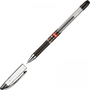 Ручка гелевая Unimax Max Gel (0.3мм, черный, резиновая манжетка), 12шт.