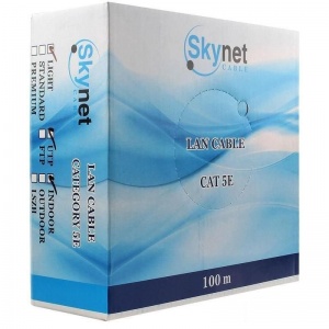 Кабель витая пара UTP SkyNet CSS-UTP-2-CU/100, домашний, категория 5e, 100м