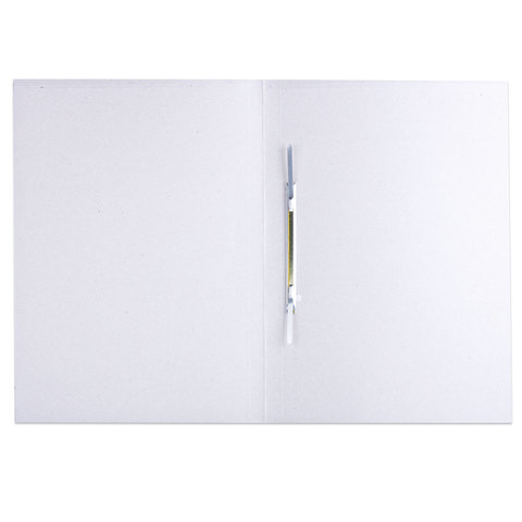 Папка-скоросшиватель Brauberg (А4, до 200л., 280 г/м2, картон немелованный) белая (122291)