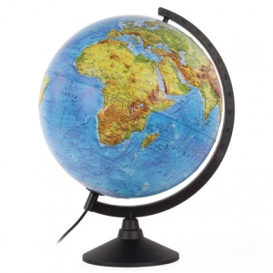 Глобус физико-политический Globen "Классик" d=320мм, рельефный, с подсветкой (К013200223)