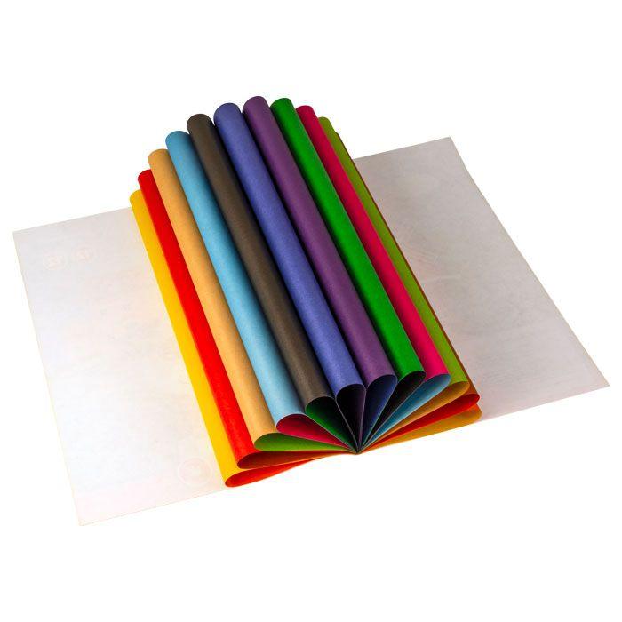 Бумага цветная двусторонняя schoolФОРМАТ (12 листов, 12 цветов, А4, газетная, скрепка)