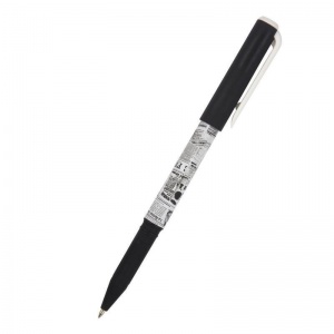 Ручка шариковая Bruno Visconti PrimeWrite "Газета-4" (0.5мм, синий цвет чернил) 24шт. (20-0293/12)